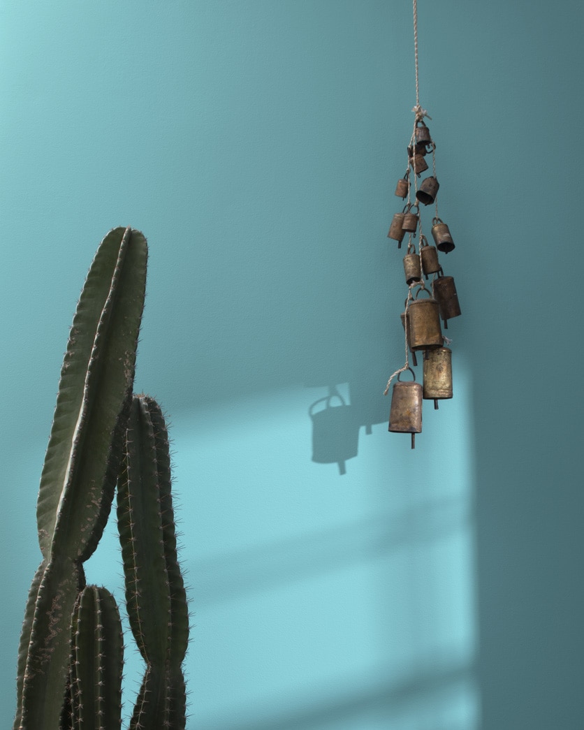 Painted wall in How Blue Am I? 752