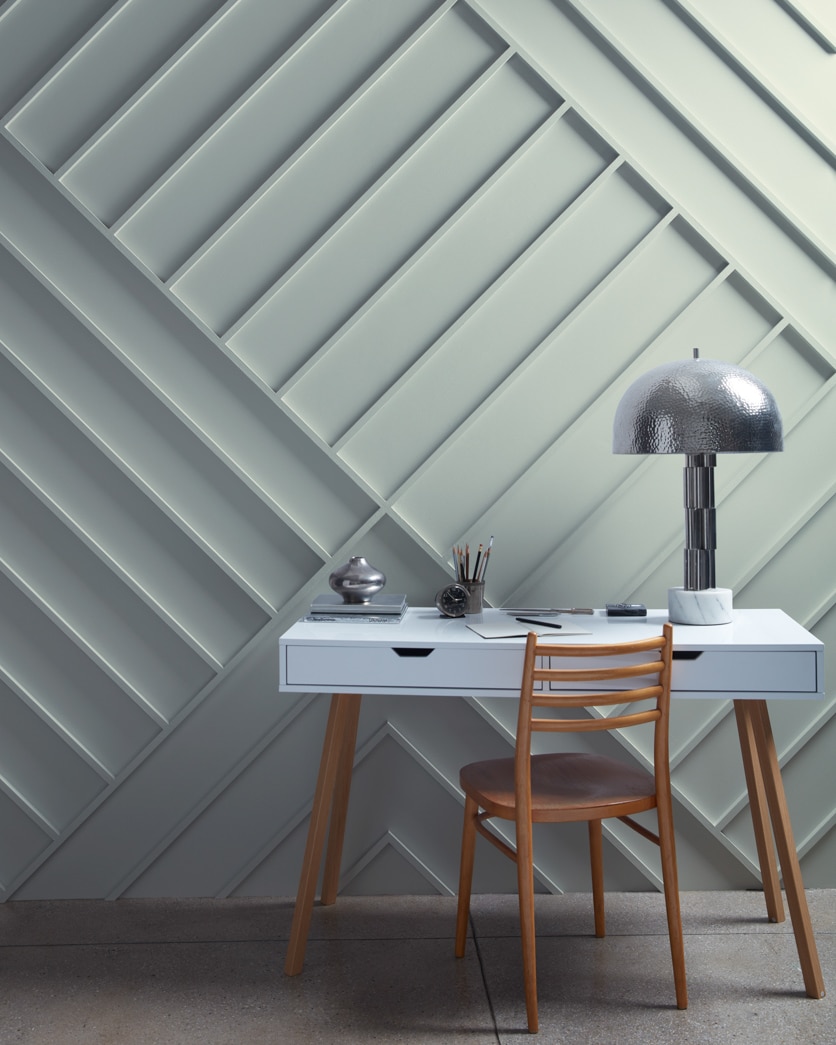 Painted wall in Imperial Gray 1571