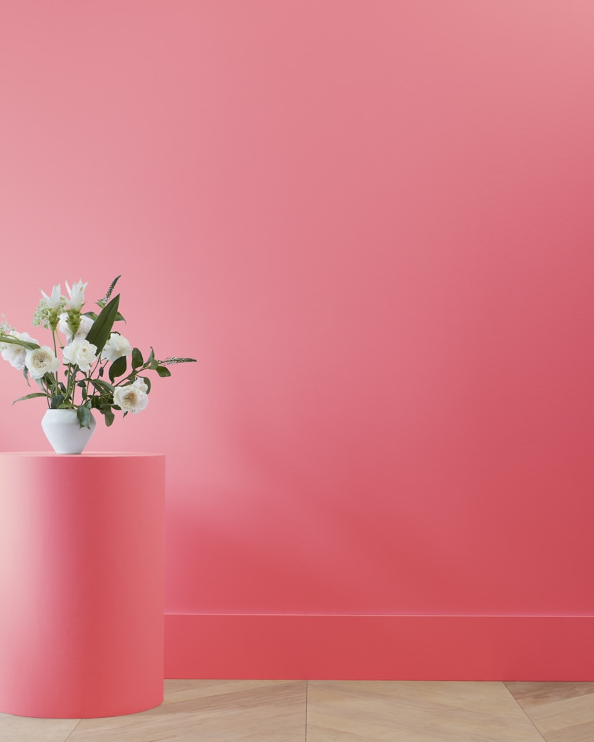 Painted wall in Italiano Rose 2087-30