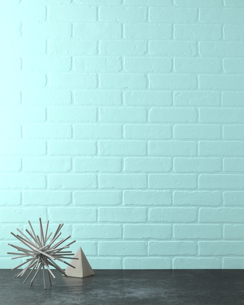 Painted wall in Jamaican Aqua 2048-60