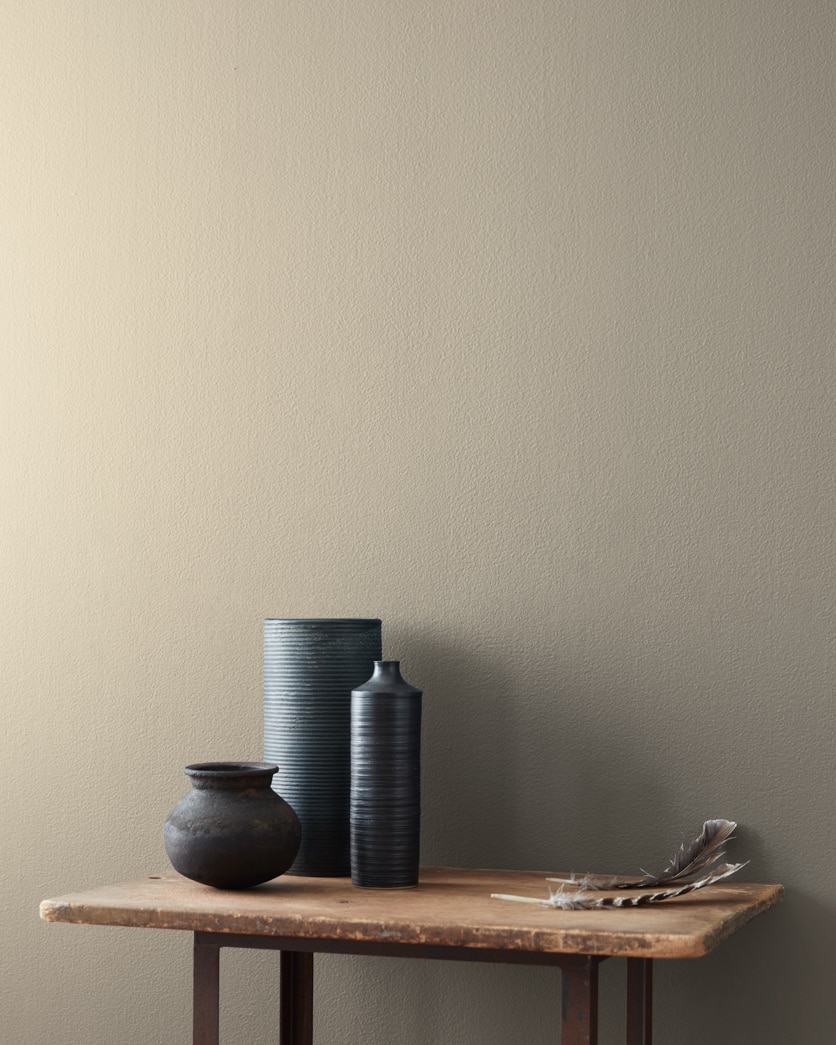 Painted wall in Jockey Hollow Gray HC-108