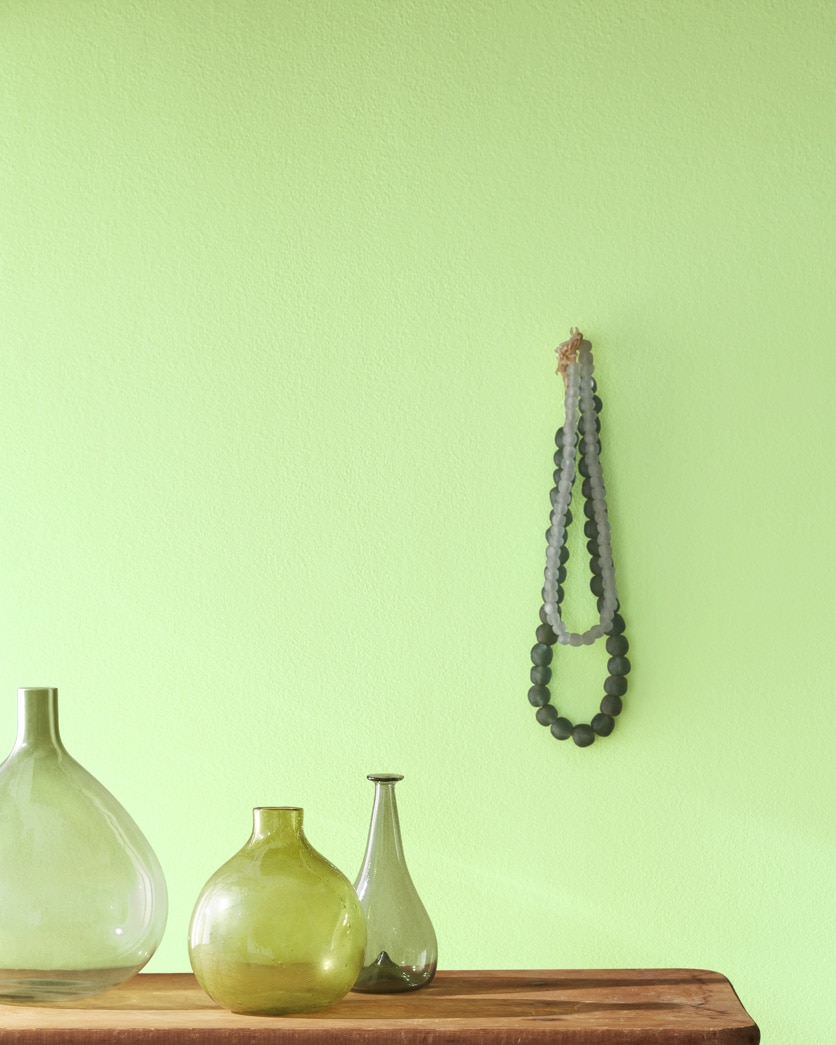 Painted wall in Key Lime 2031-50