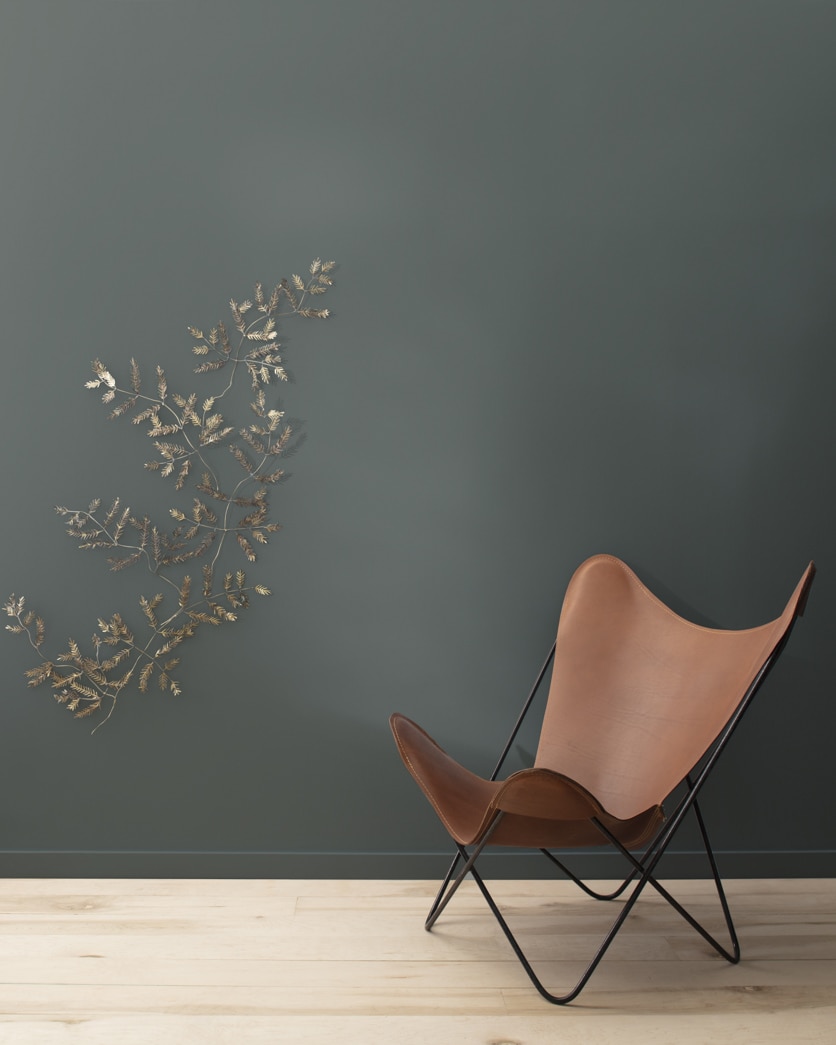 Painted wall in Kitty Gray 1589