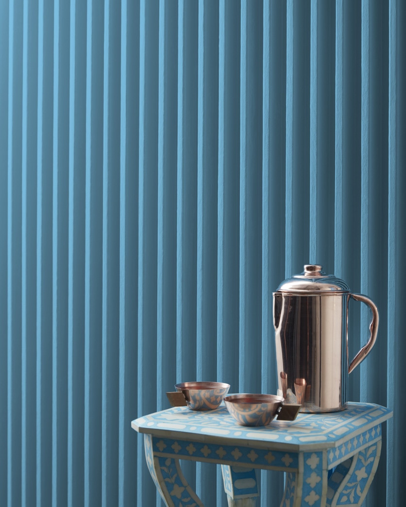 Painted wall in Lafayette Blue CW-610