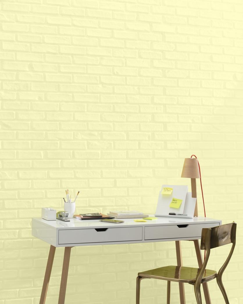 Painted wall in Lemon Glow 2025-60