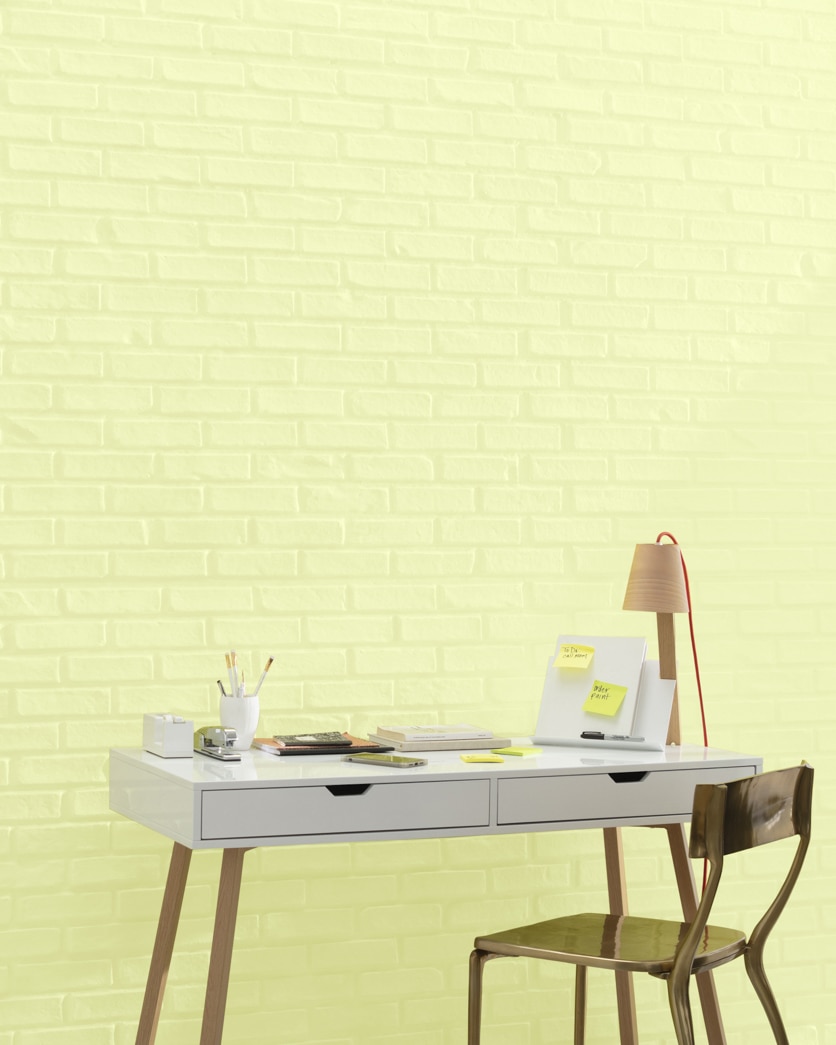Painted wall in Lemon Twist 394
