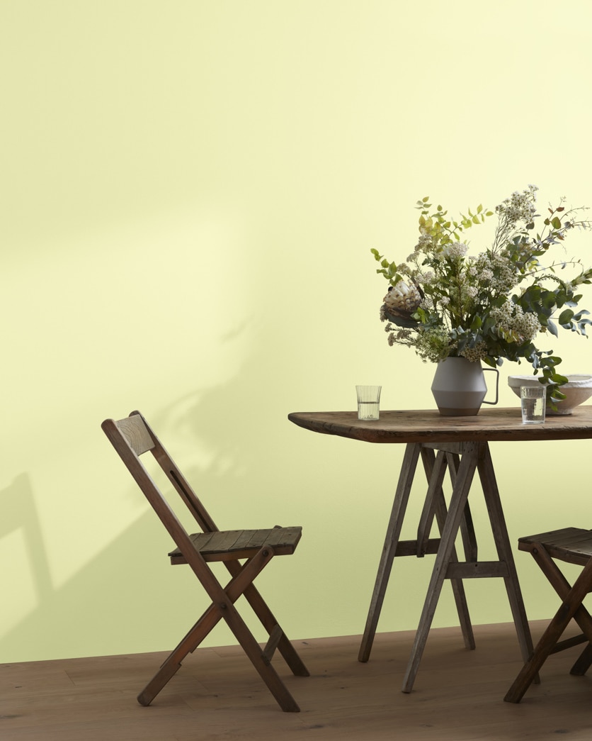 Painted wall in Light Daffodil 2027-60