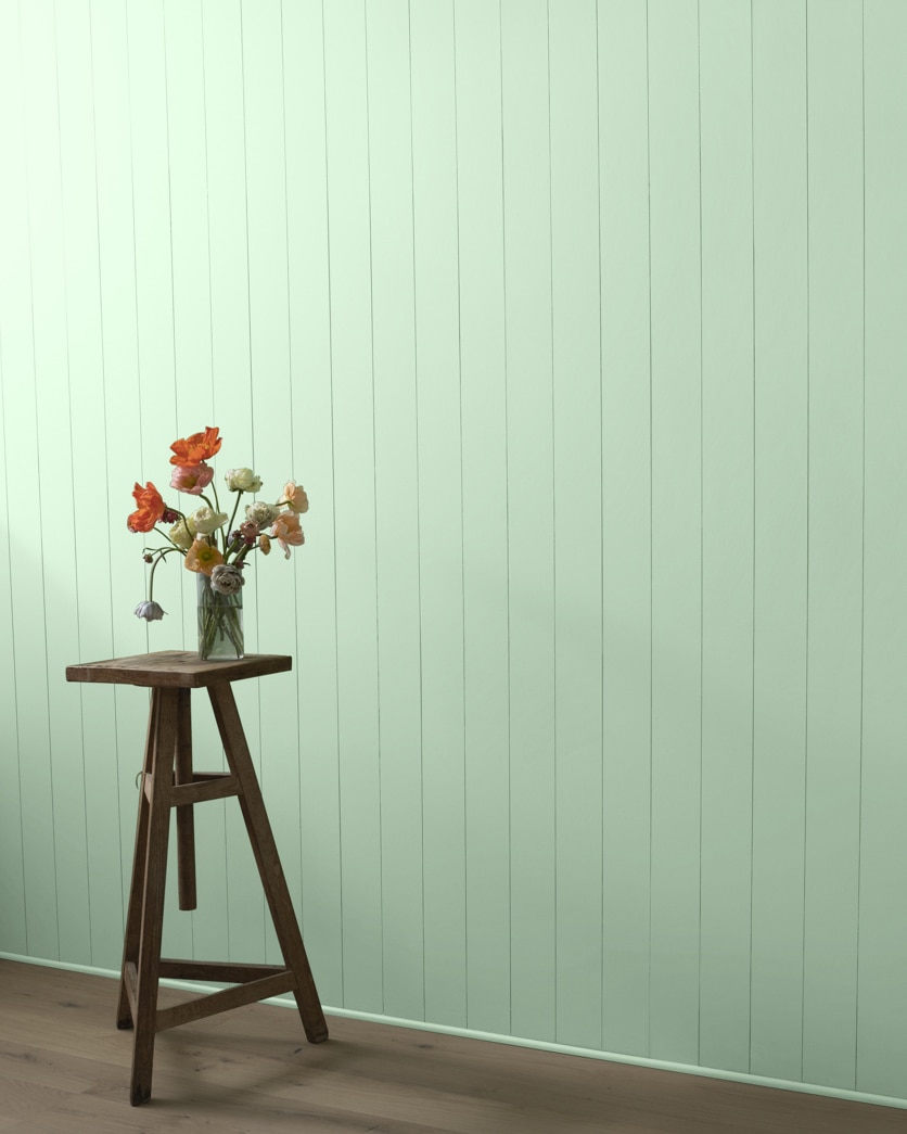 Painted wall in Light Pistachio 2034-60