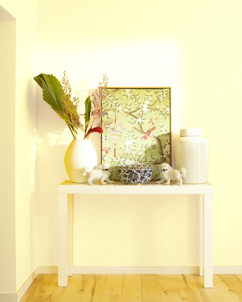 Painted wall in Light Yellow 2022-60