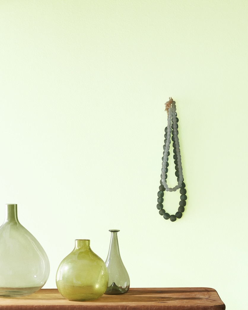 Painted wall in Lime Froth 2031-70