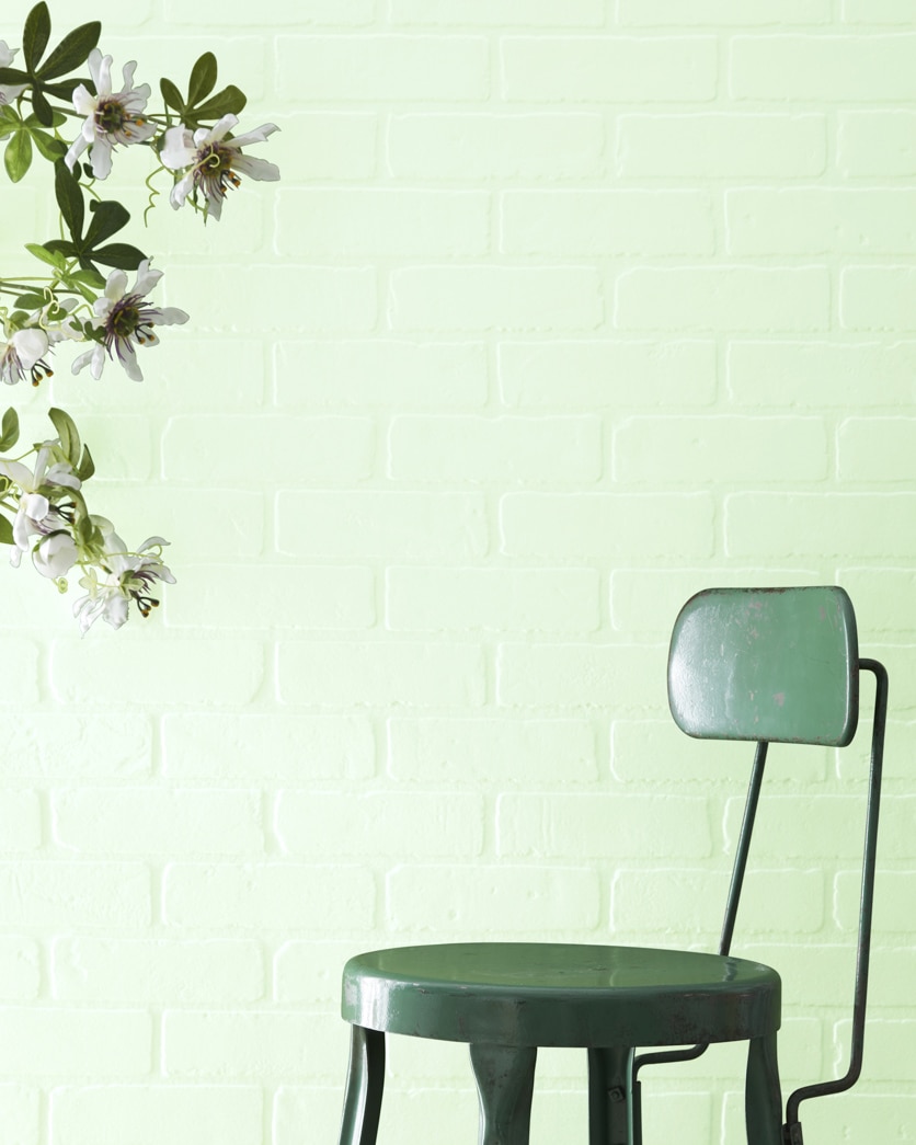 Painted wall in Lime Sorbet 2032-70