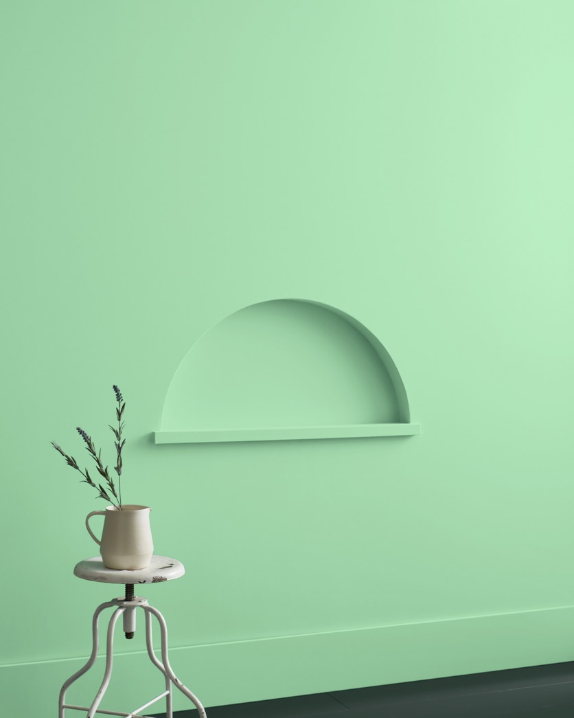 Painted wall in Lotus Flower 571