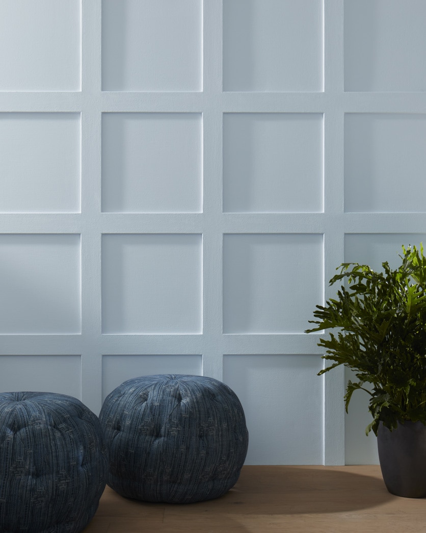 Painted wall in Manor Blue 1627