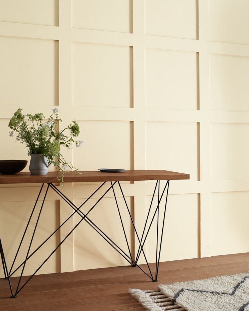 Painted wall in Marble White OC-34