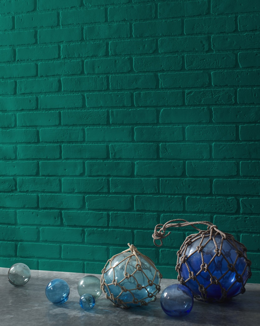 Painted wall in Marine Aqua 2052-20