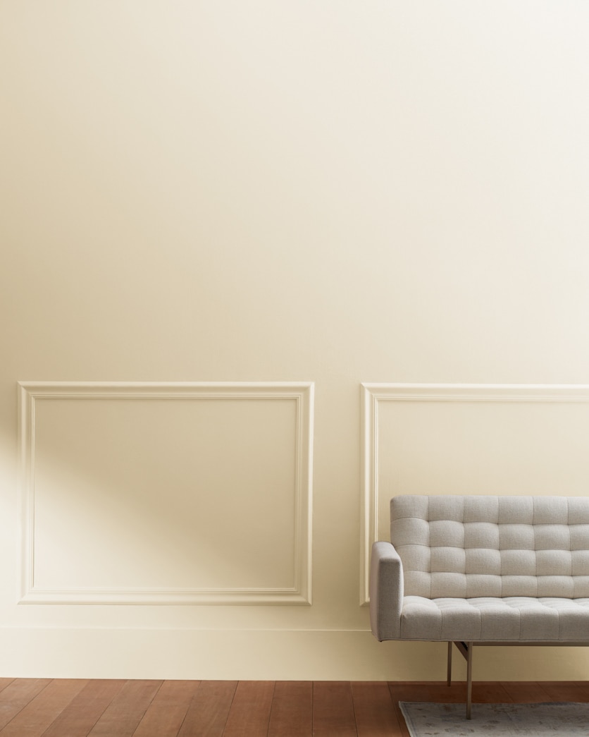 Painted wall in Maritime White OC-5