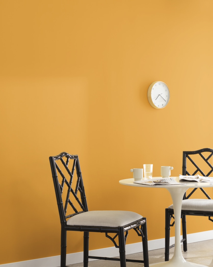 Painted wall in Mayan Gold 175