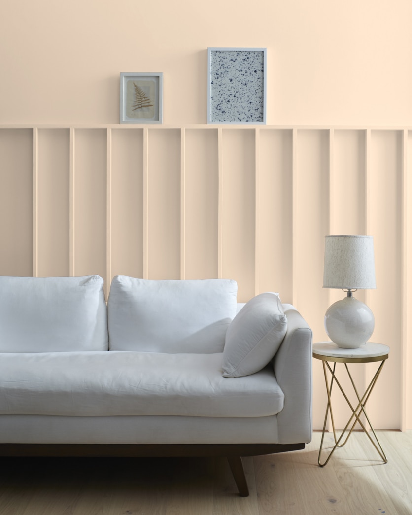 Painted wall in Melon Ice 106