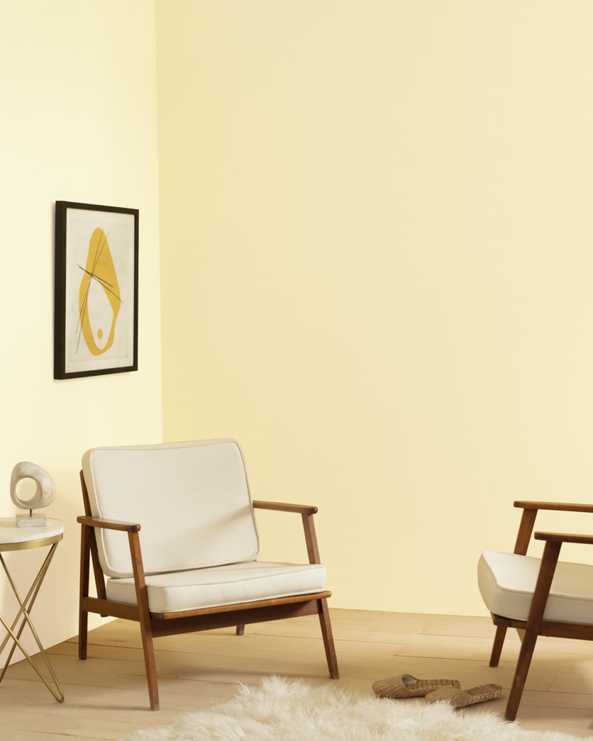 Painted wall in Melted Butter CSP-905