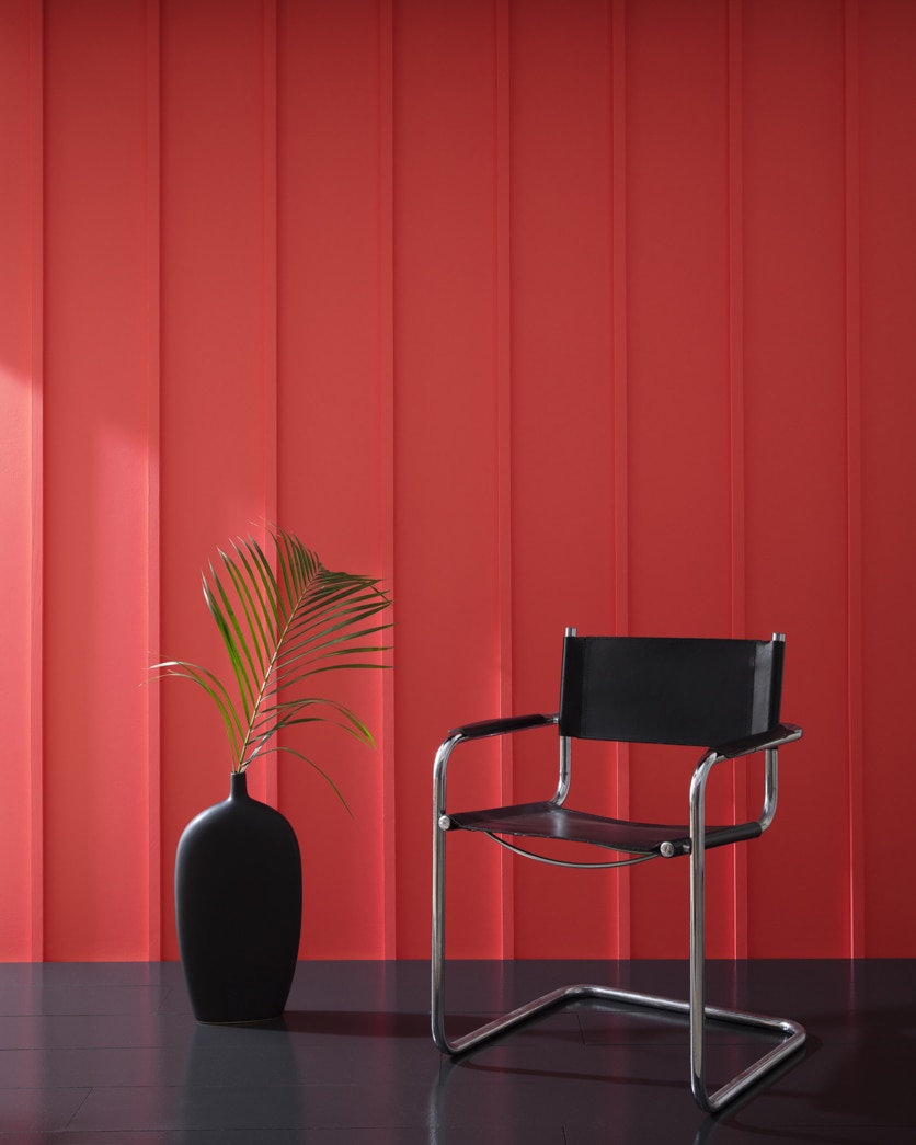 Painted wall in Million Dollar Red 2003-10