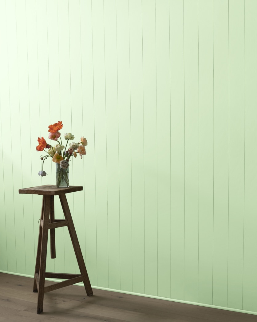Painted wall in Mint Julep 547