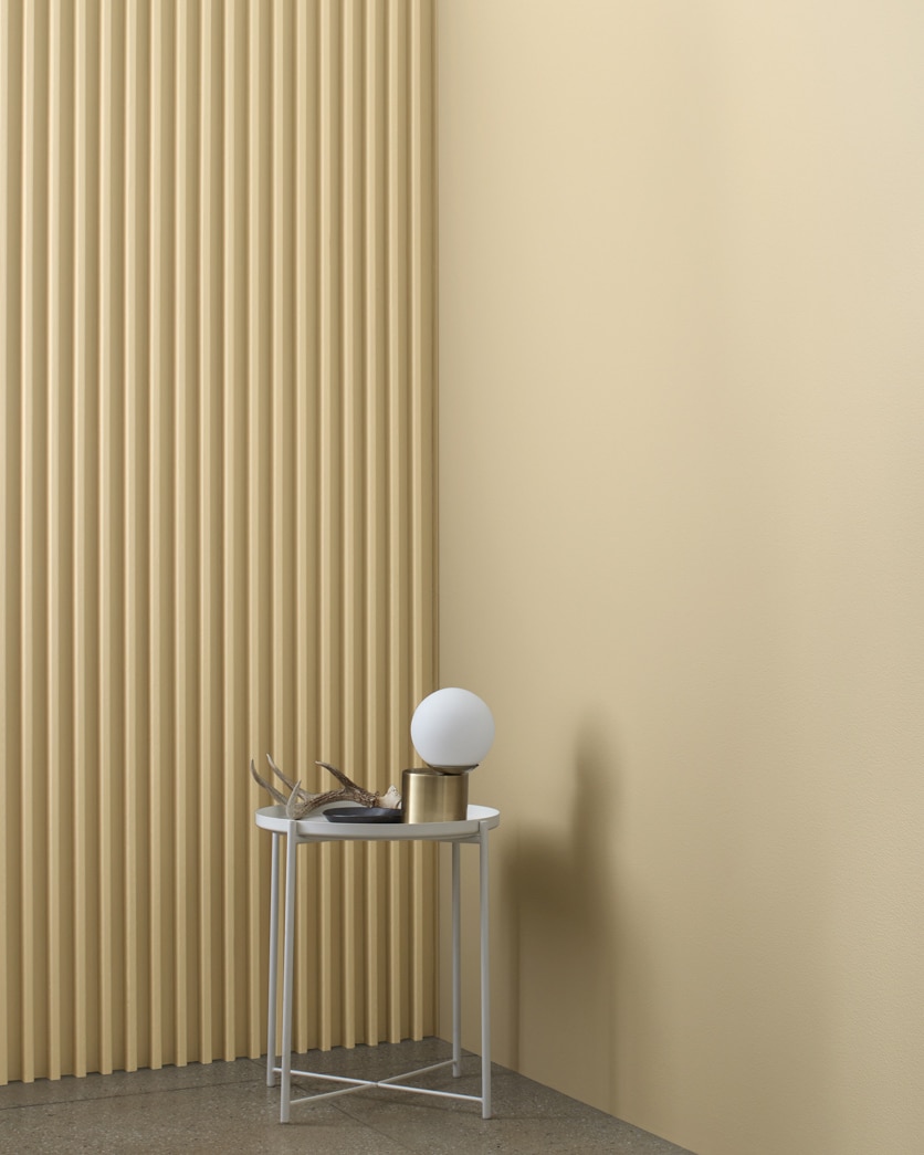 Painted wall in Monroe Bisque HC-26