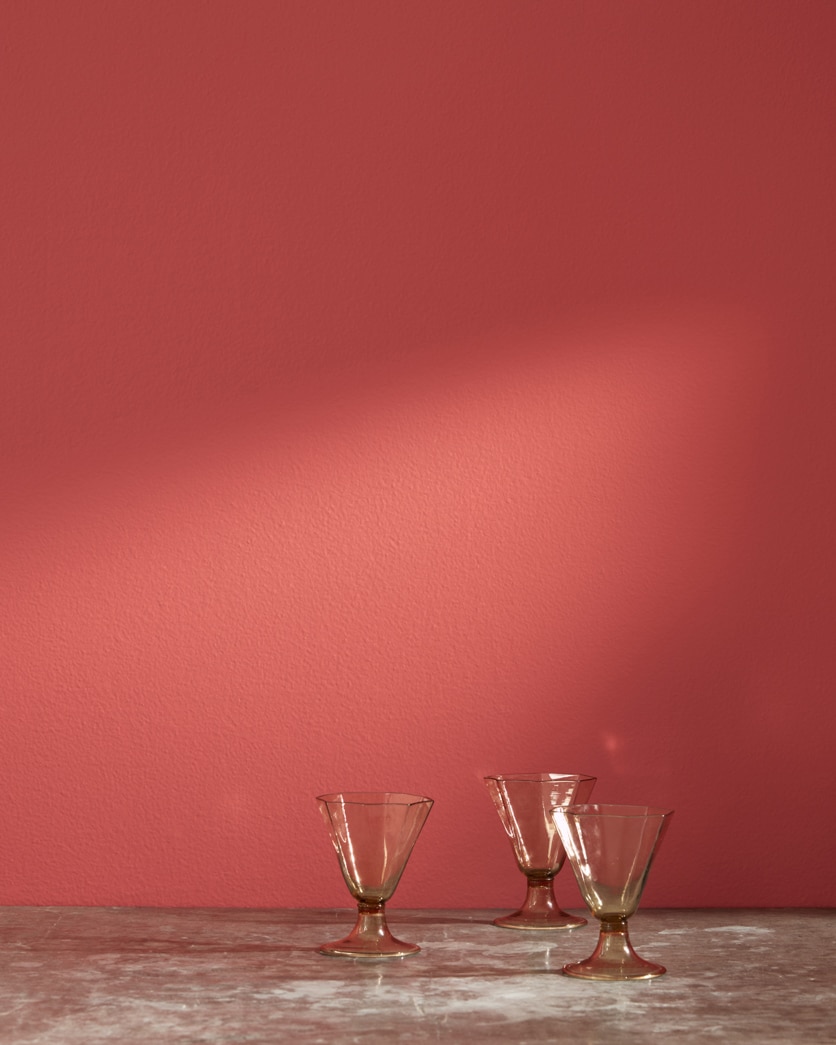 Painted wall in Moroccan Red 1309