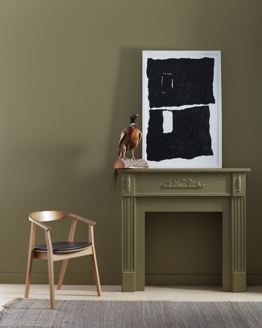 Painted wall in Mountain Moss 2142-30