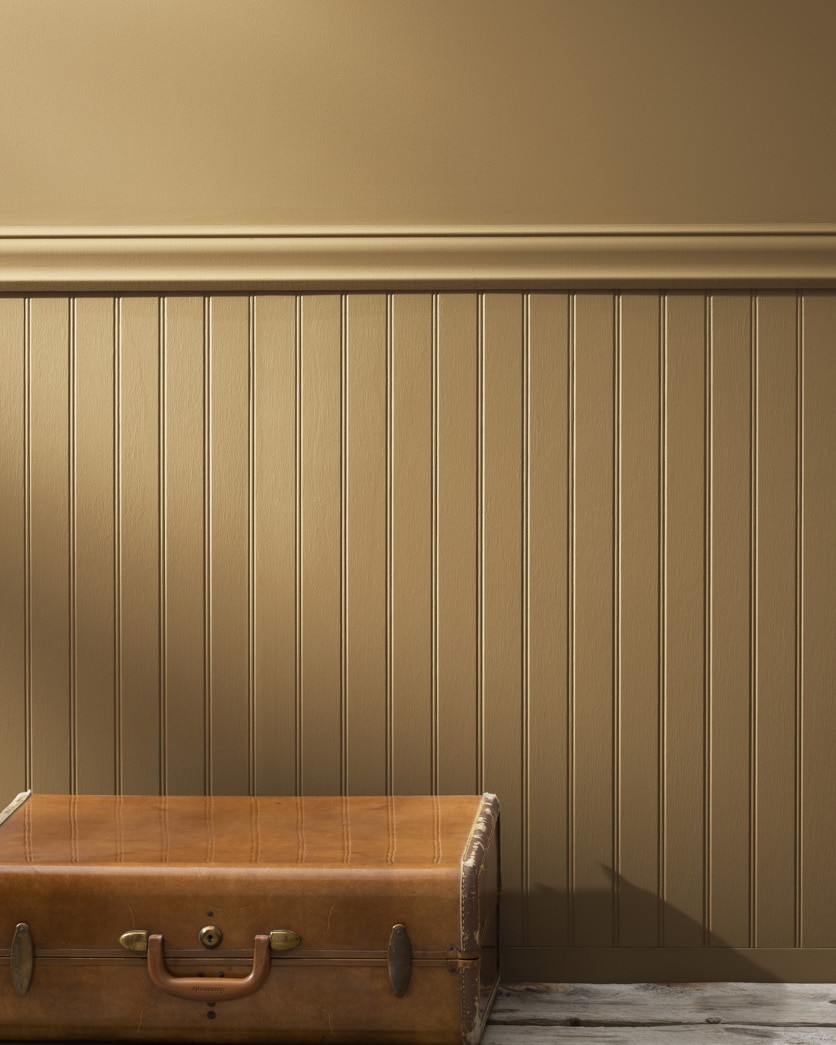 Painted wall in Mystic Gold HC-37