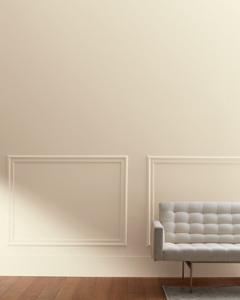 Painted wall in Natural Linen 966