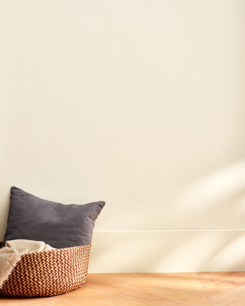 Painted wall in Navajo White 947