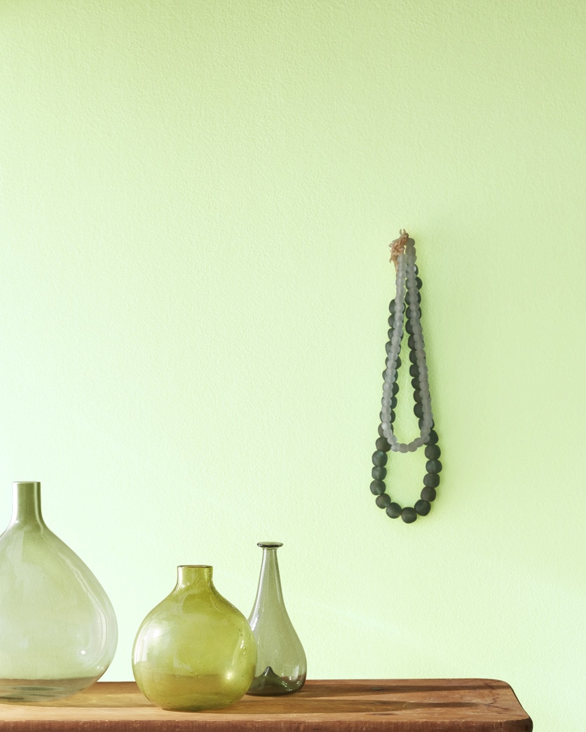 Painted wall in Neon Celery 2031-60