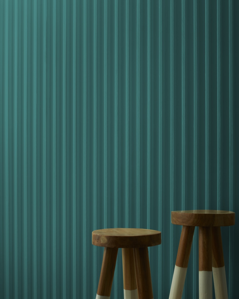 Painted wall in Newport Green 2050-30