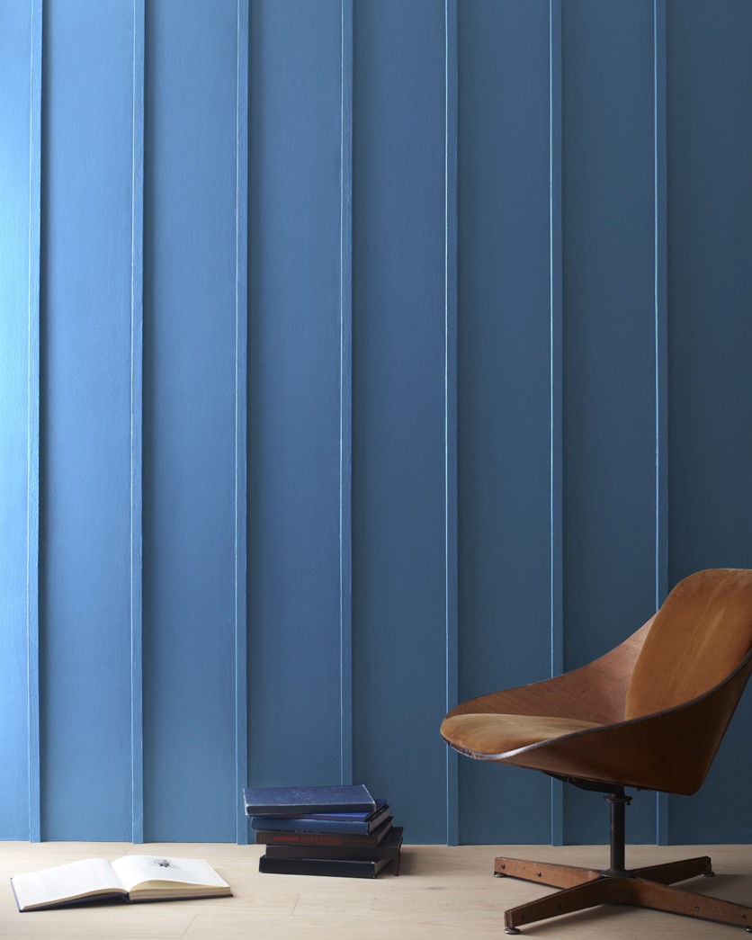 Painted wall in Nile Blue CSP-560