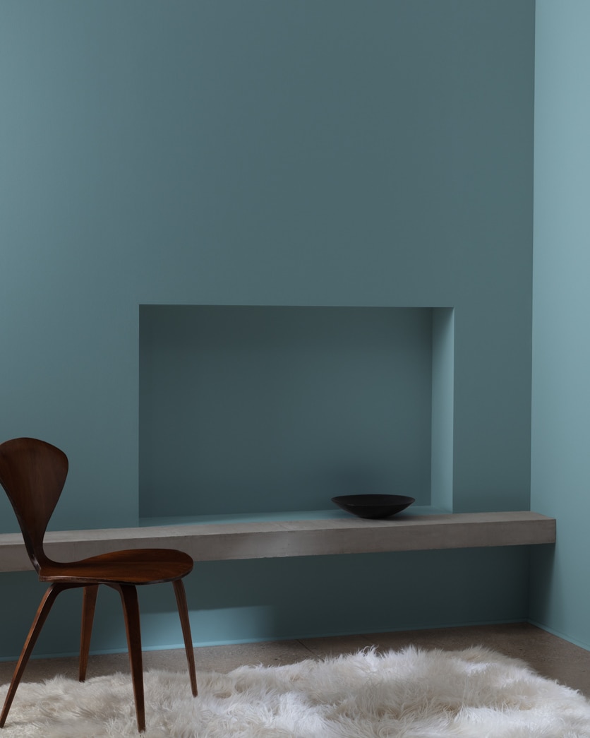 Painted wall in Nocturnal Gray 2135-30