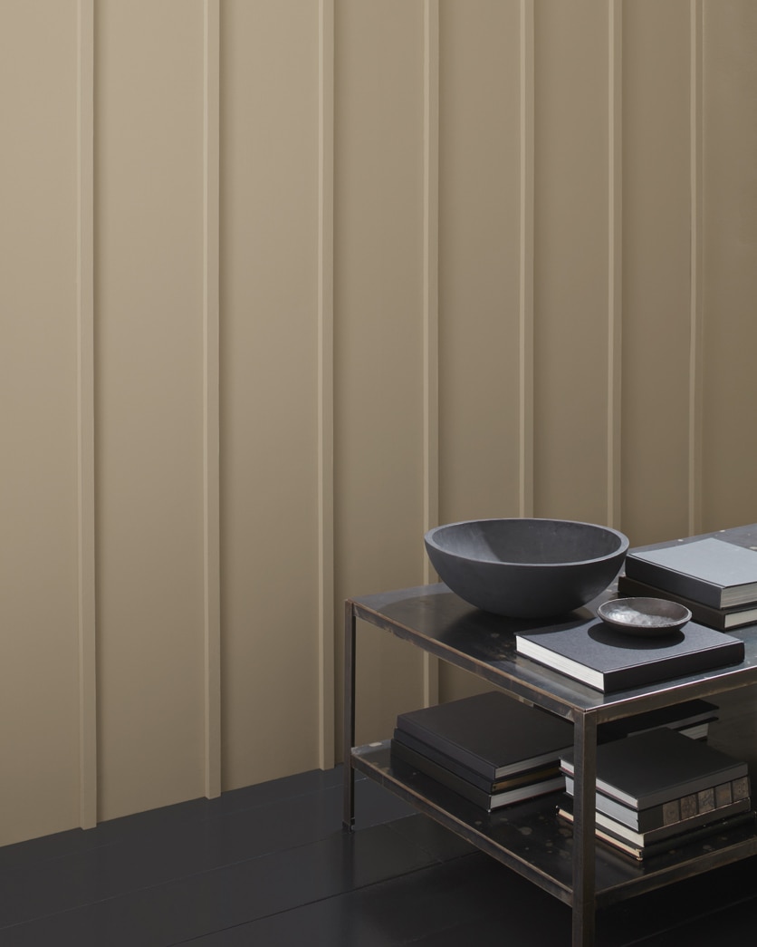 Painted wall in Nordic Gray CC-576