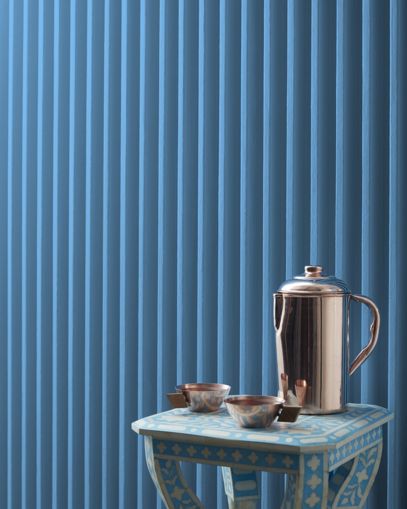 Painted wall in Nova Scotia Blue 796