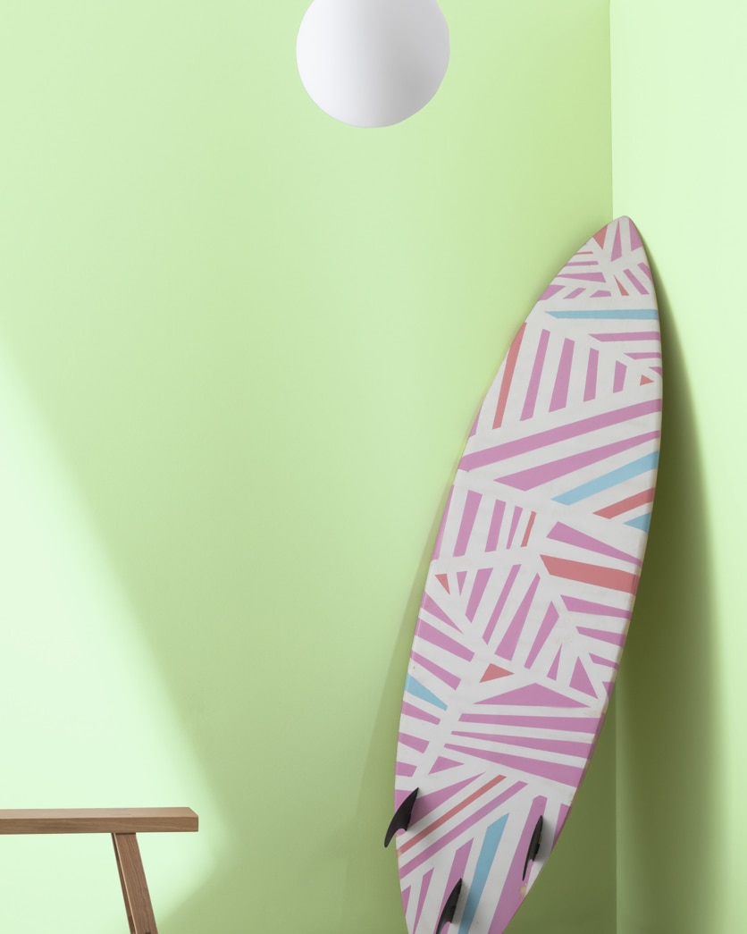 Painted wall in O'Reilly Green 555