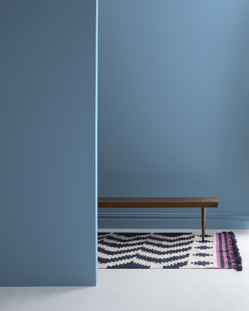 Painted wall in Old Blue Jeans 839