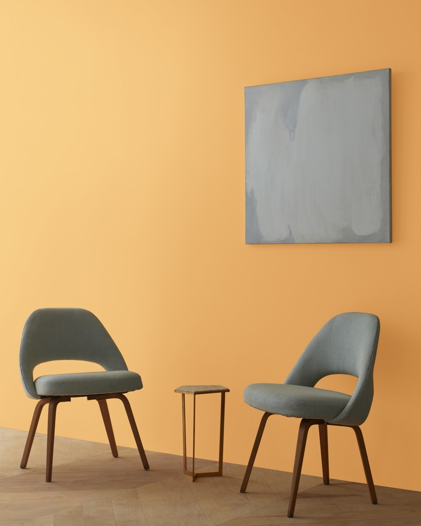 Painted wall in Old Gold 167