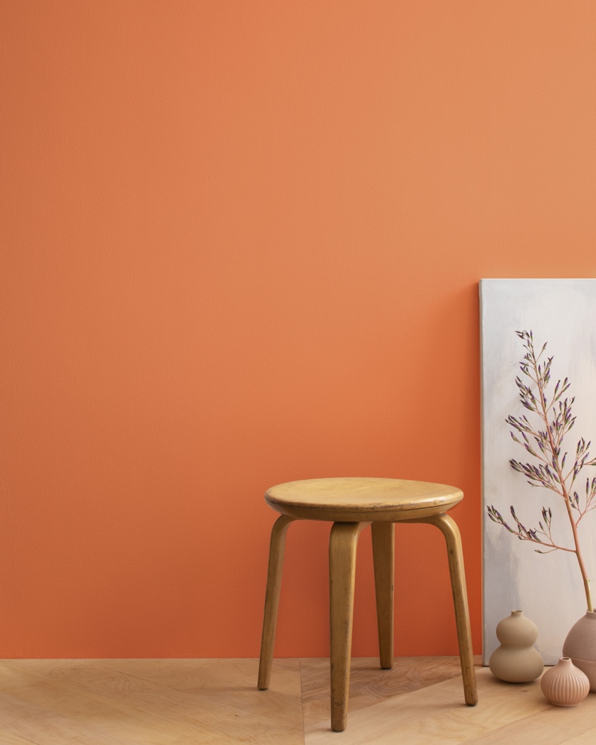 Painted wall in Orange Blossom 2168-30