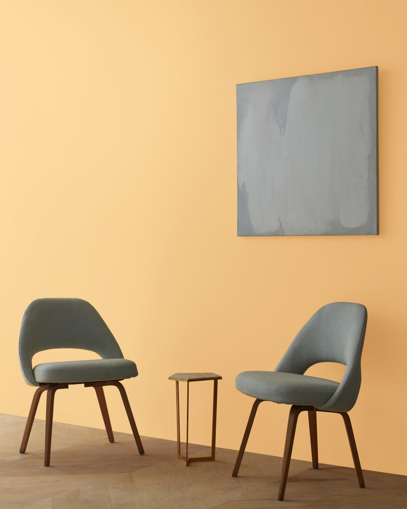 Painted wall in Orange Ice 166