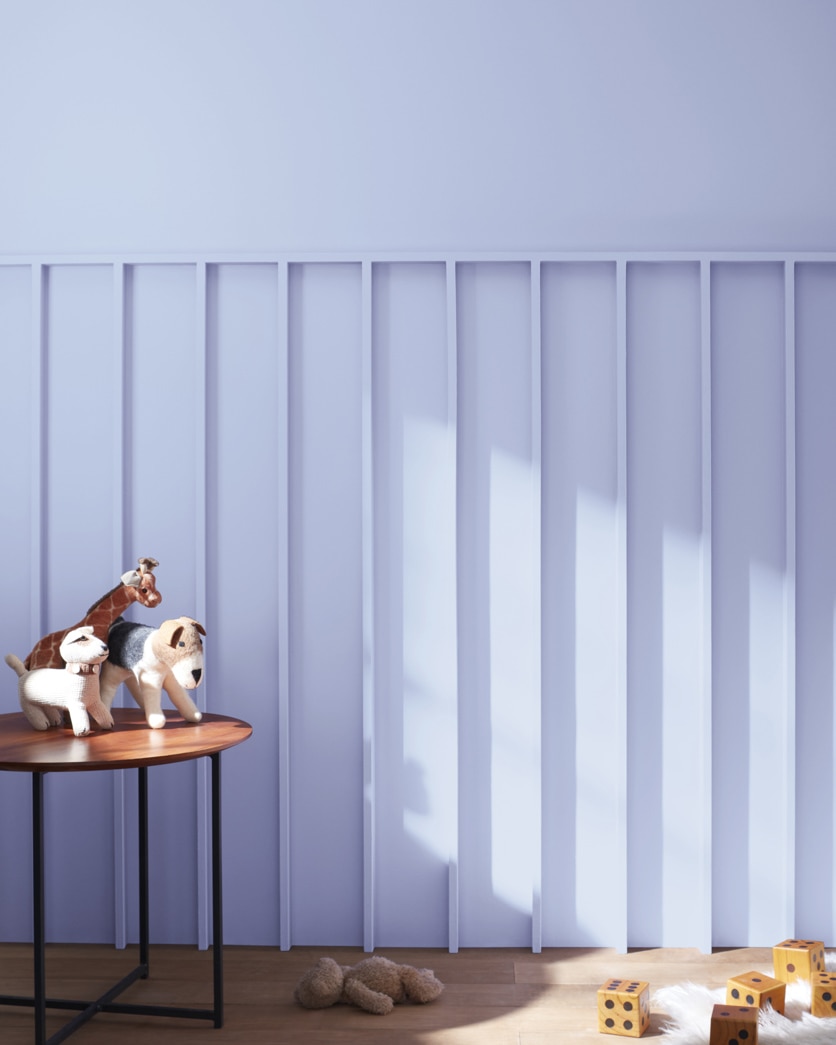 Painted wall in Oriental Iris 1418