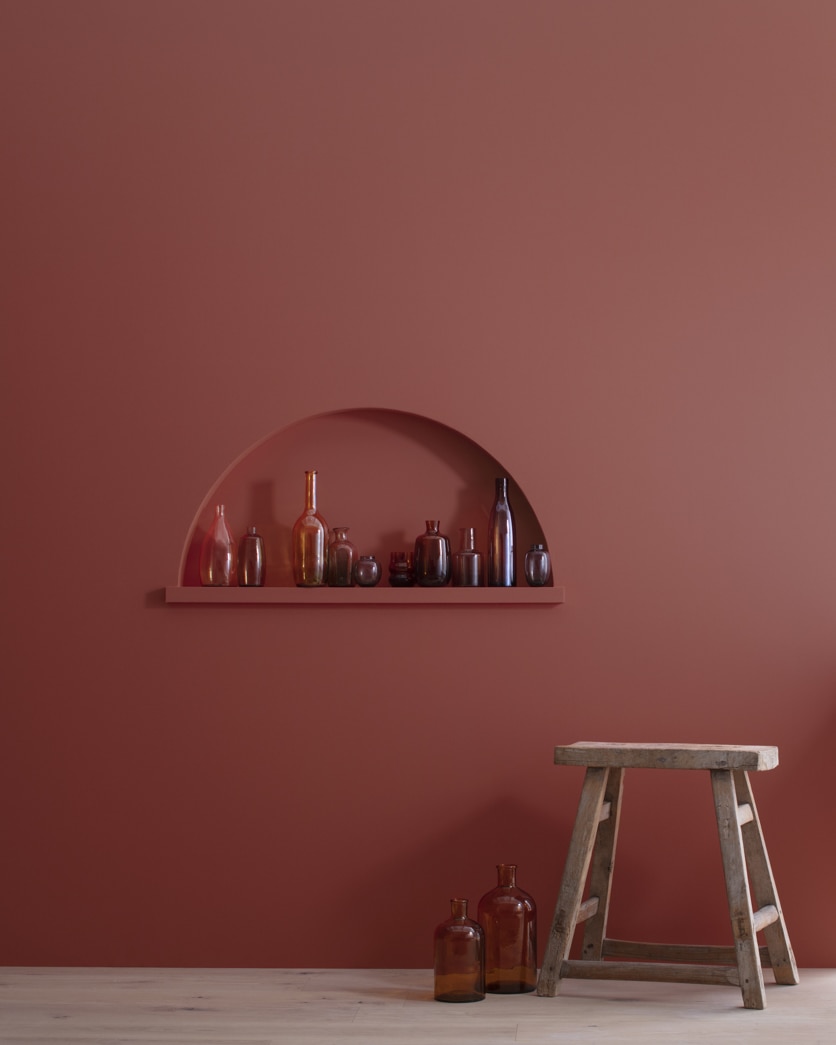 Painted wall in Palace Arms Red CW-255