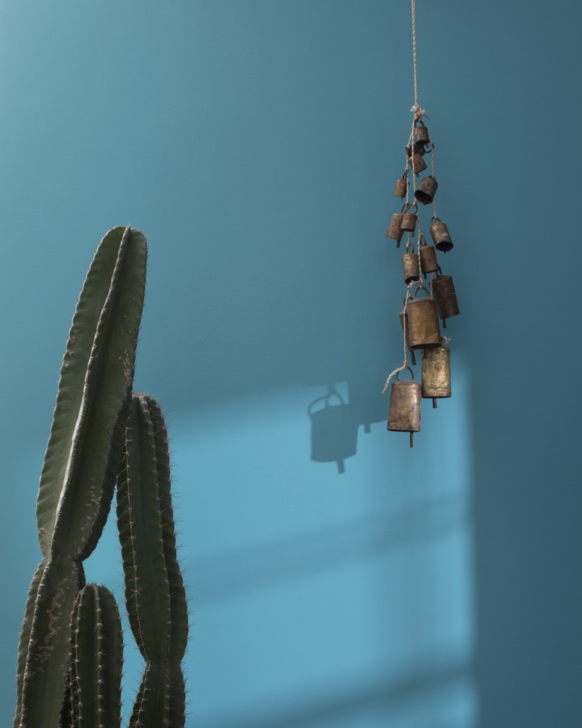 Painted wall in Palace Blue CW-605
