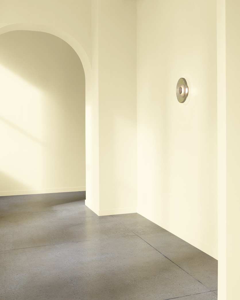 Painted wall in Pale Celery 2150-60