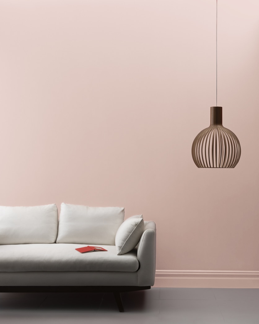 Painted wall in Pale Cherry Blossom 2101-60