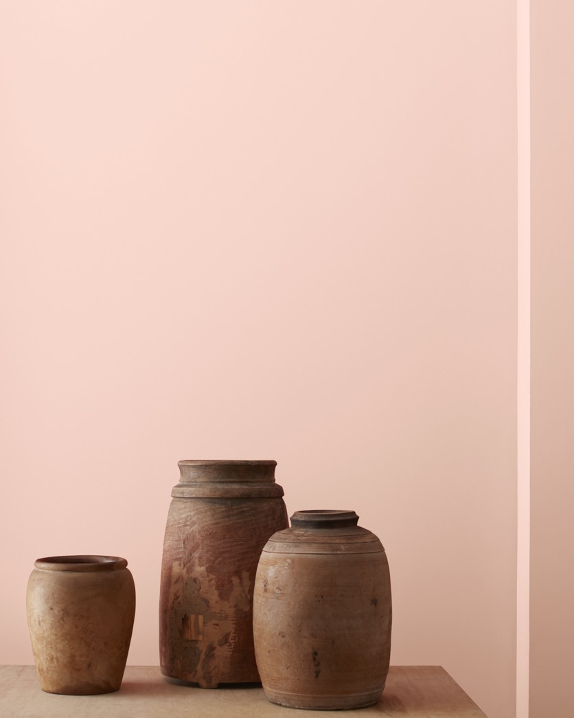 Painted wall in Pale Pink Satin 008