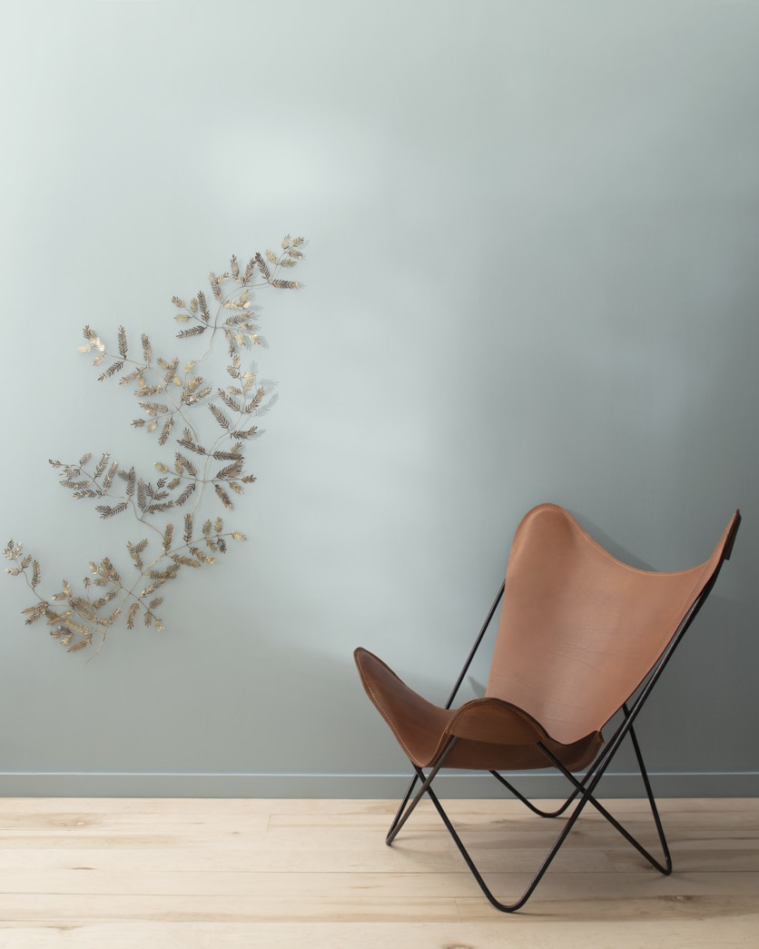 Painted wall in Pale Smoke 1584