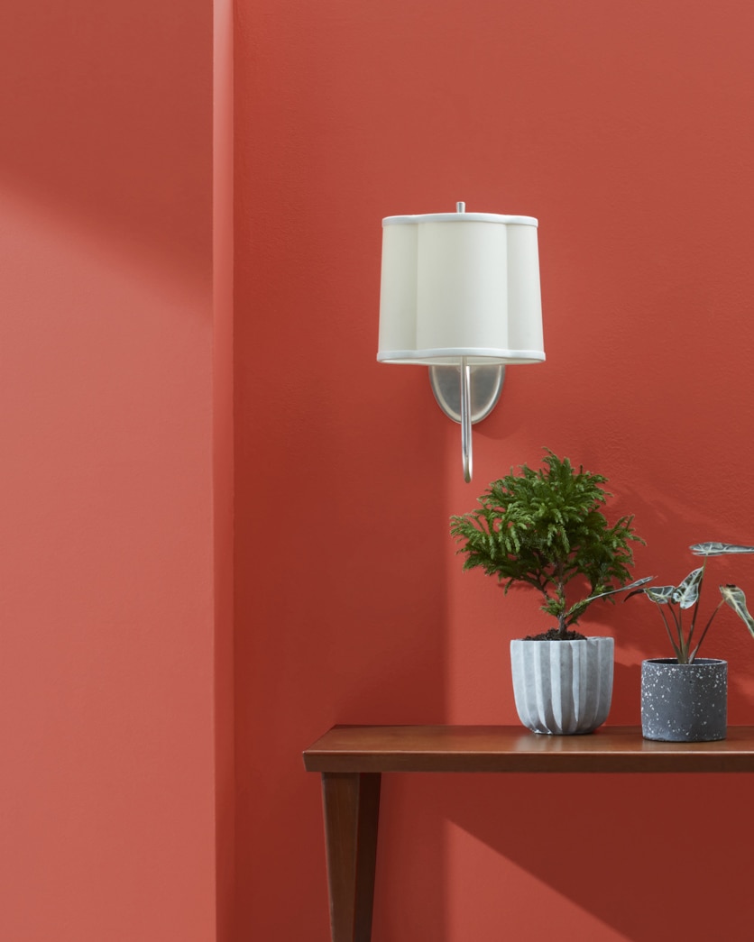 Painted wall in Paper Lantern CSP-1150